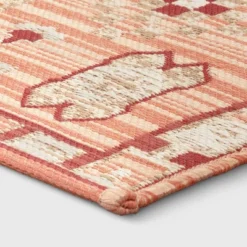 5'x7' Tapestry Rectangular Woven Outdoor Area Rug Red/Pink - Opalhouse™ -Opalhouse GUEST 31057f82 e197 406a bdd0 f839d1cf693f