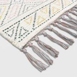 7'x10' Multi Dot Fringed Rectangular Woven Outdoor Area Rug Multicolor - Opalhouse™ 7 7'x10' Multi Dot Fringed Rectangular Woven Outdoor Area Rug Multicolor - Opalhouse™ -Opalhouse GUEST 6f6399a9 4af4 4e29 8b74 3198fb5069d8