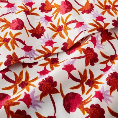 Printed Cotton Percale Sheet Set - Opalhouse™ Designed With Jungalow™ 4 Printed Cotton Percale Sheet Set - Opalhouse™ Designed With Jungalow™ - Image 2