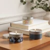 12.15oz Tin Gift Set Silver With Embossed Lid Blue Candle - Opalhouse™ -Opalhouse GUEST 91f32ea4 10f7 495c 8e69 e1750bc786de
