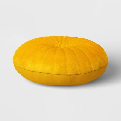 Quilted Velvet Round Throw Pillow - Opalhouse™ 4 Quilted Velvet Round Throw Pillow - Opalhouse™ - Image 2