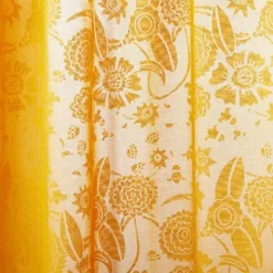 1pc Sheer Idris Printed Burnout Window Curtain Panel Gold - Opalhouse™ Designed With Jungalow™ -Opalhouse GUEST d91b5846 d1d4 4ff0 92ac 4bf31cbfcca2
